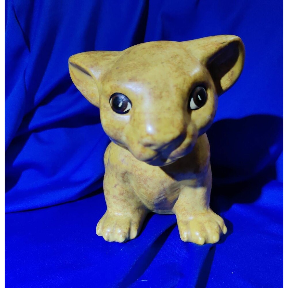 1977 Signed Ceramic Simba like Lion Cub